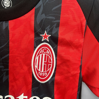 25/26 AC Milan Home Kids Size Kit