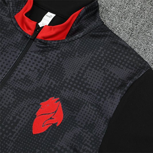 25/26 AC Milan Training Black Tracksuit