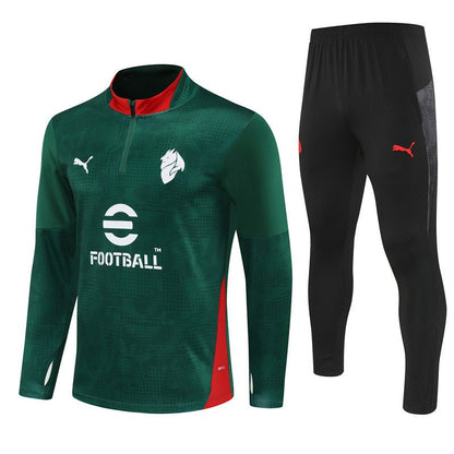 25/26 AC Milan Training Green Tracksuit