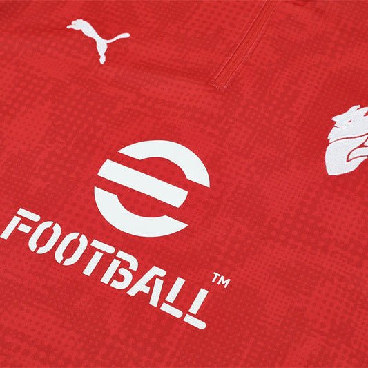 25/26 AC Milan Training Red Kids Size Tracksuit