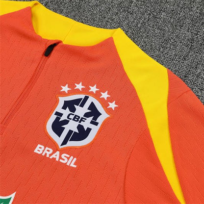 25/26 Brazil Training Orange Tracksuit