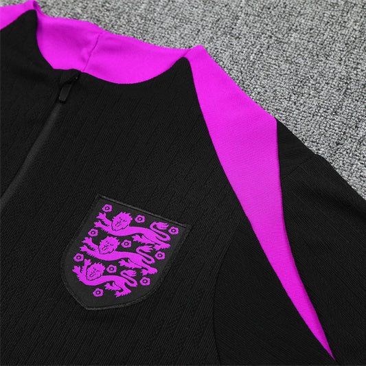 25/26 England Training Black Kids Size Tracksuit