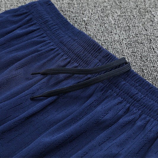 25/26 FC Barcelona Half Zip Training Blue/Purple Tracksuit