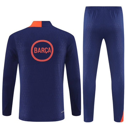 25/26 FC Barcelona Training Blue/Orange Tracksuit