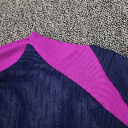 25/26 FC Barcelona Training Blue/Purple Kids Size Tracksuit