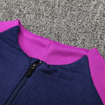 25/26 FC Barcelona Training Blue/Purple Kids Size Tracksuit