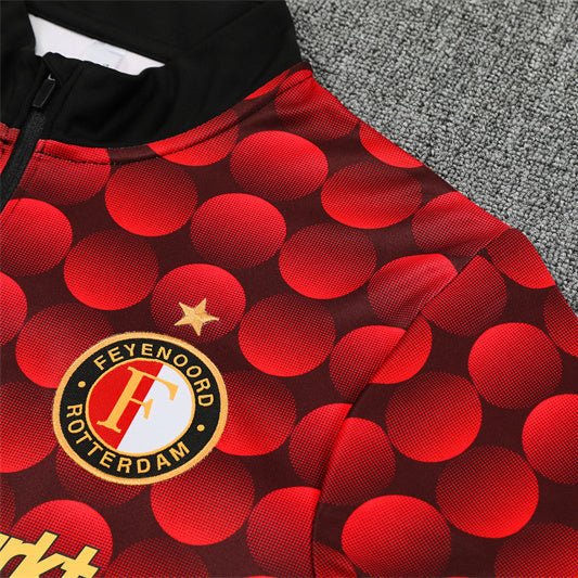 25/26 Feyenoord Pre-Match Home Kids Size Tracksuit