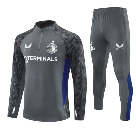 25/26 Feyenoord Training Grey Tracksuit