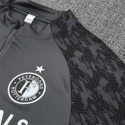 25/26 Feyenoord Training Grey Kids Size Tracksuit