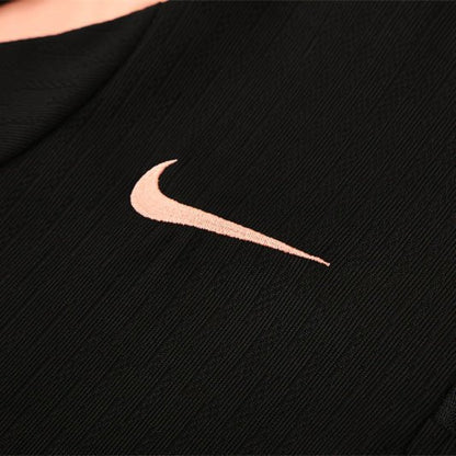 25/26 France Training Black/Light Pink Kids Size Tracksuit