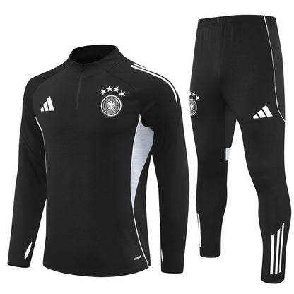 25/26 Germany Training Black Kids Size Tracksuit