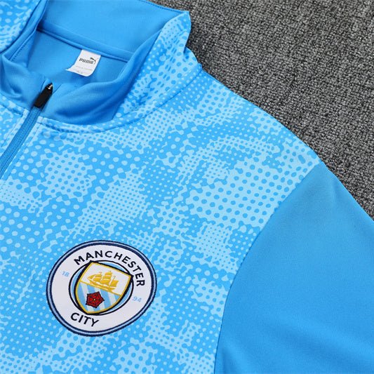25/26 Manchester City x Asahi Blue Kids Size Tracksuit