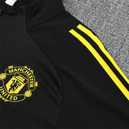 25/26 Manchester United Training Black Kids Size Tracksuit