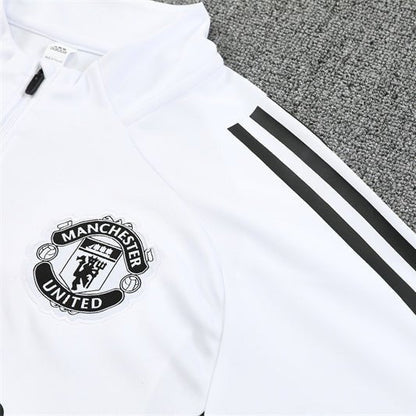 25/26 Manchester United Training White Tracksuit