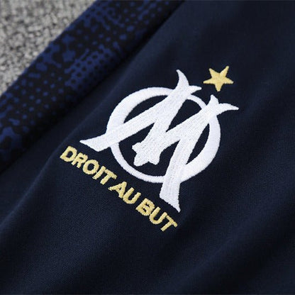 25/26 Marseille Training Navy Blue Kids Size Tracksuit