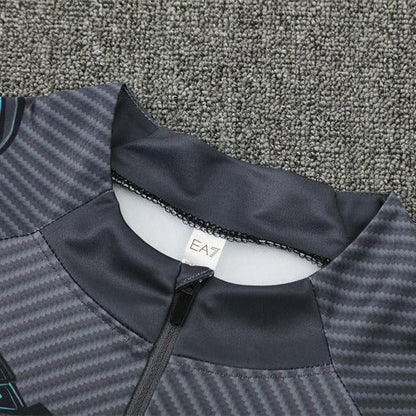 25/26 Napoli Training Black Kids Size Tracksuit