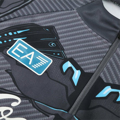 25/26 Napoli Training Black Kids Size Tracksuit