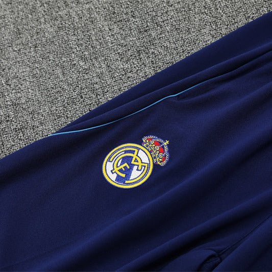 25/26 Real Madrid Training Blue Kids Size Tracksuit