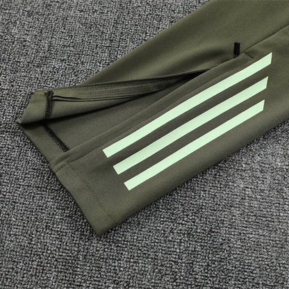 25/26 Real Madrid Training Dark Olive Kids Size Tracksuit