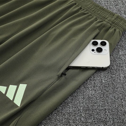 25/26 Real Madrid Training Dark Olive Kids Size Tracksuit