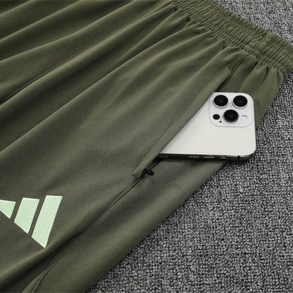 25/26 Real Madrid Training Dark Olive Kids Size Tracksuit