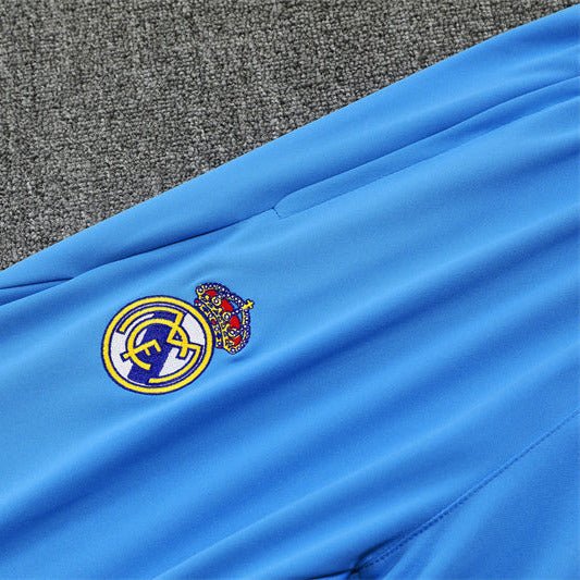 25/26 Real Madrid Training Light Blue Kids Size Tracksuit