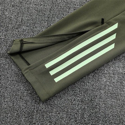 25/26 Real Madrid Training Lime Green Kids Size Tracksuit