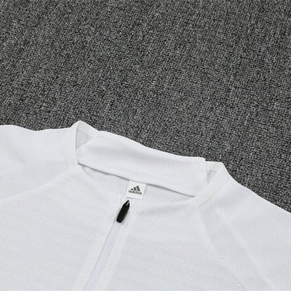 25/26 Real Madrid Training White/Light Blue Tracksuit