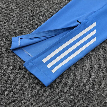 25/26 Real Madrid Training White/Light Blue Tracksuit