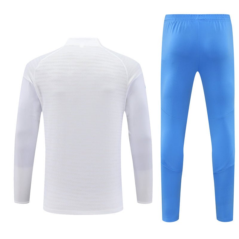 25/26 Real Madrid Training White/Light Blue Tracksuit