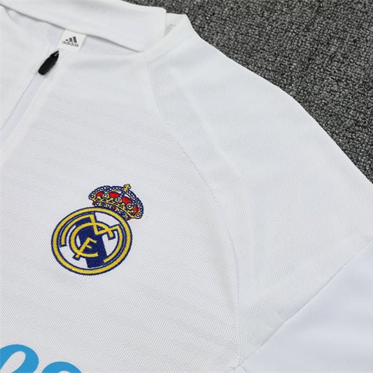 25/26 Real Madrid Training White/Light Blue Tracksuit