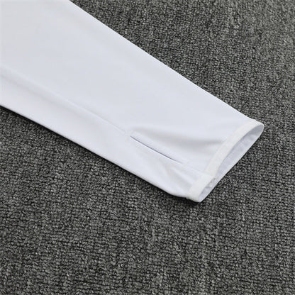 25/26 Real Madrid Training White/Light Blue Kids Size Tracksuit