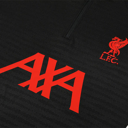 25/26 Liverpool Training Black Kids Size Tracksuit