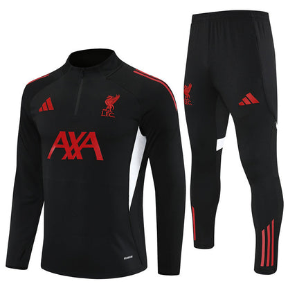 25/26 Liverpool Training Black Kids Size Tracksuit