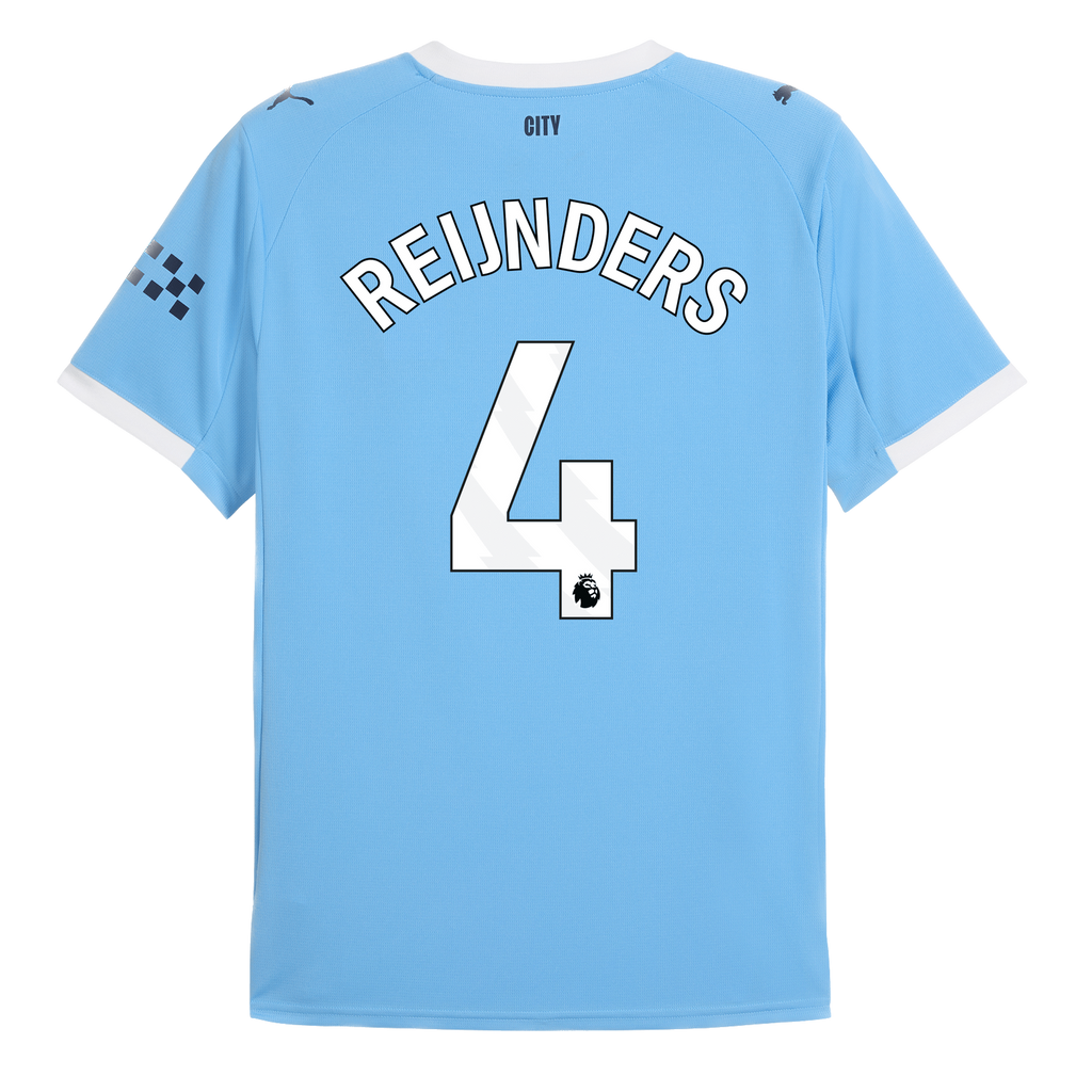Man City 2025/26 Reijnders 4 Home Player Jersey
