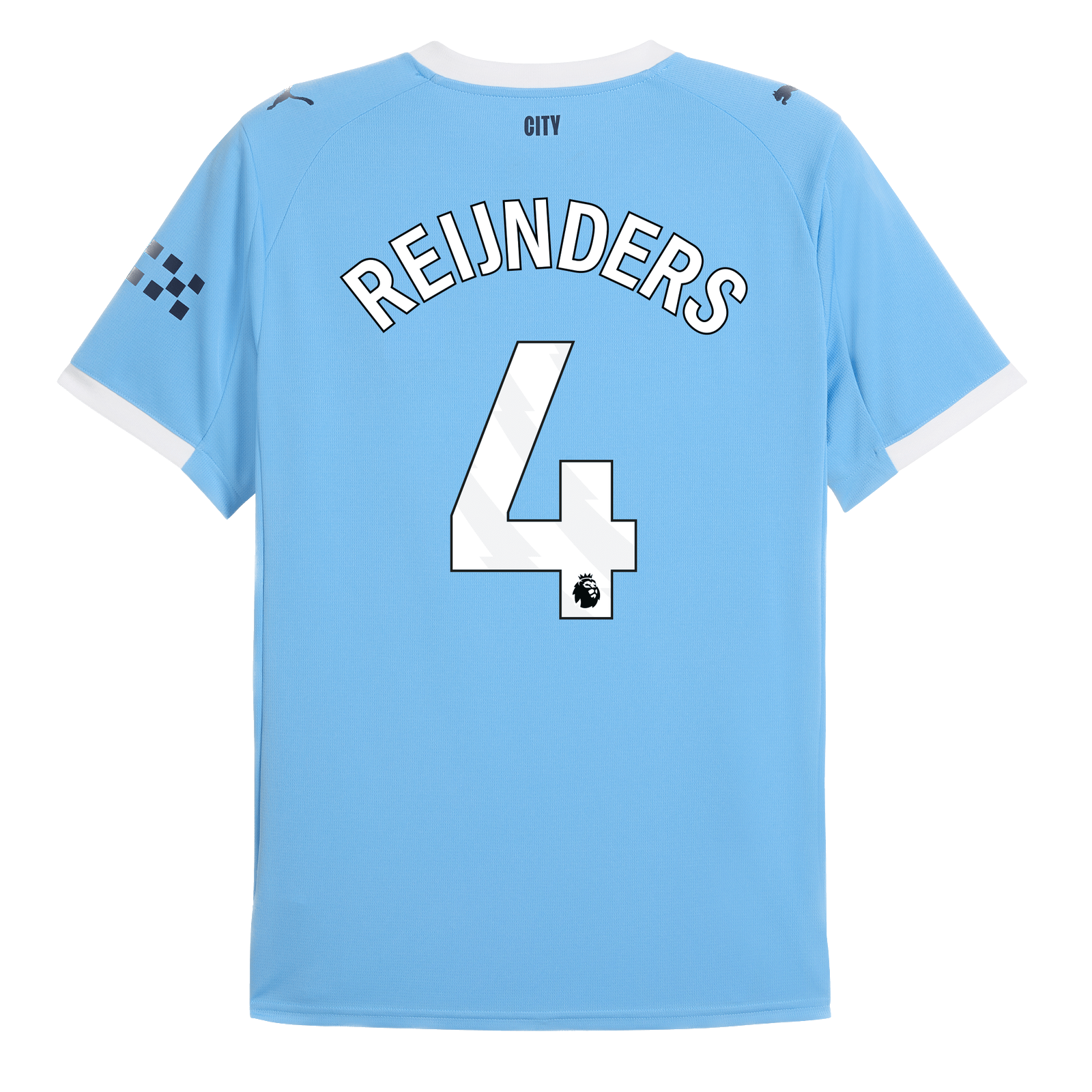 Man City 2025/26 Reijnders 4 Home Player Jersey