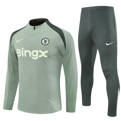 25/26 Chelsea x Nike Green Strike Drill Tracksuit