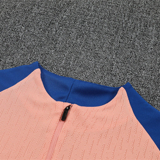 25/26 France Training Pink/Blue Tracksuit