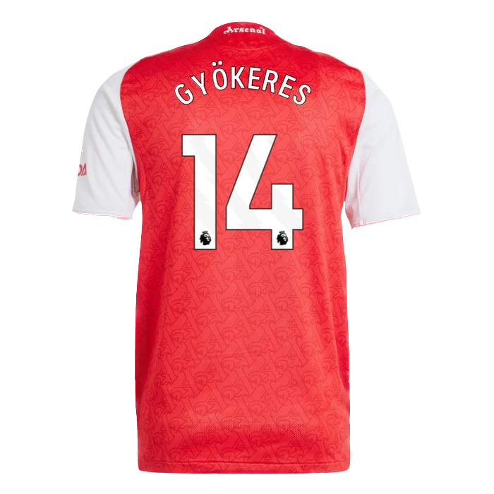Arsenal 2025/26 GYÖKERES 14 Home Player Jersey