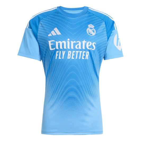 Real Madrid 2025/26 Goalkeeper Blue Jersey