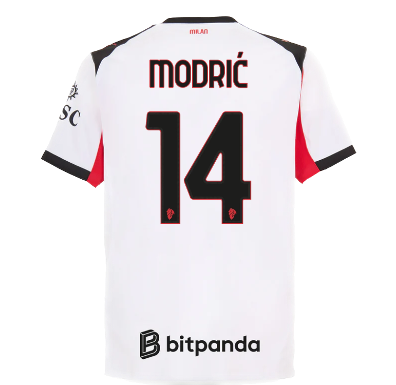 Ac Milan 2025/26 MODRIC 14 Away Jersey