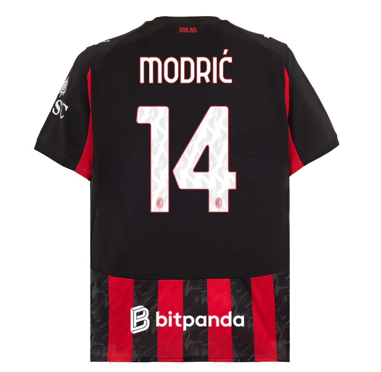 Ac Milan 2025/26 MODRIC 14 Home Player Jersey