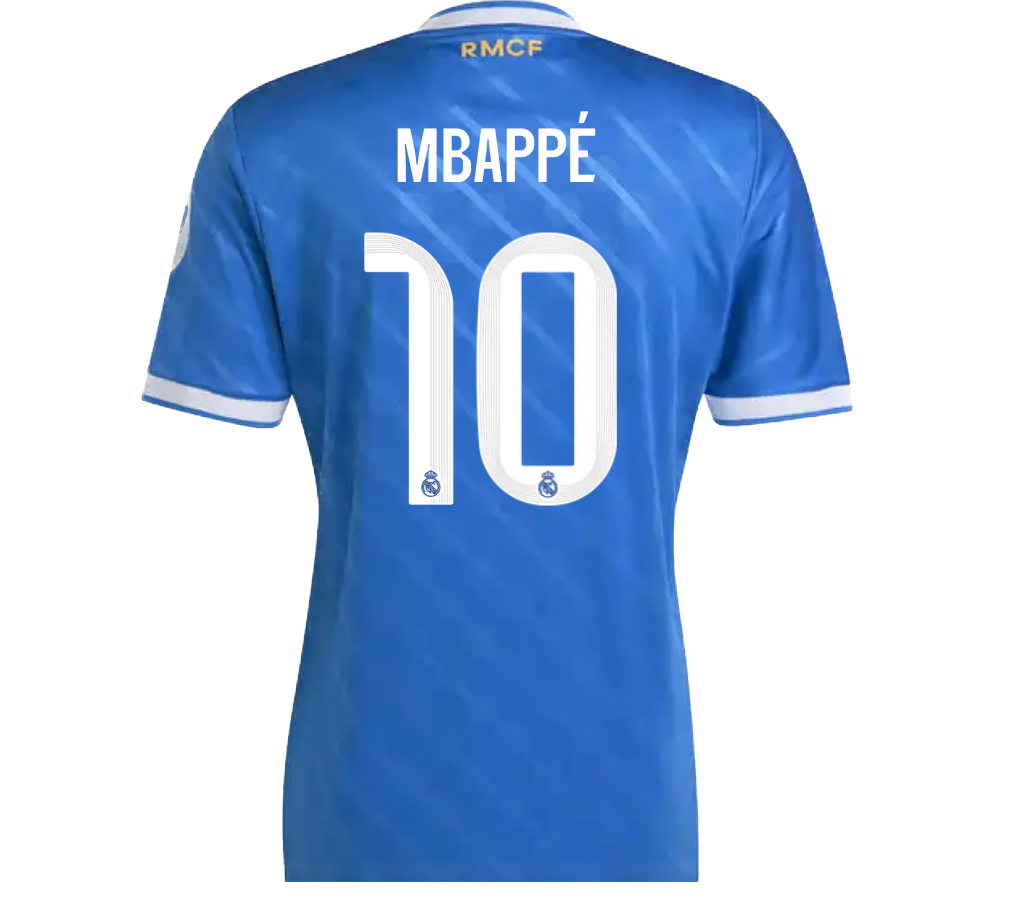 Real Madrid 2025/26 MBAPPE 10 Third Player Jersey