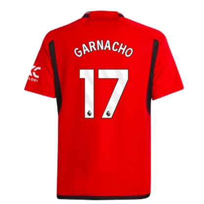 2023-2024 Man Utd Home Shirt (Kids) (Garnacho 17)