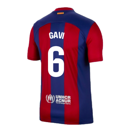 2023-2024 Barcelona Home Shirt (Gavi 6)