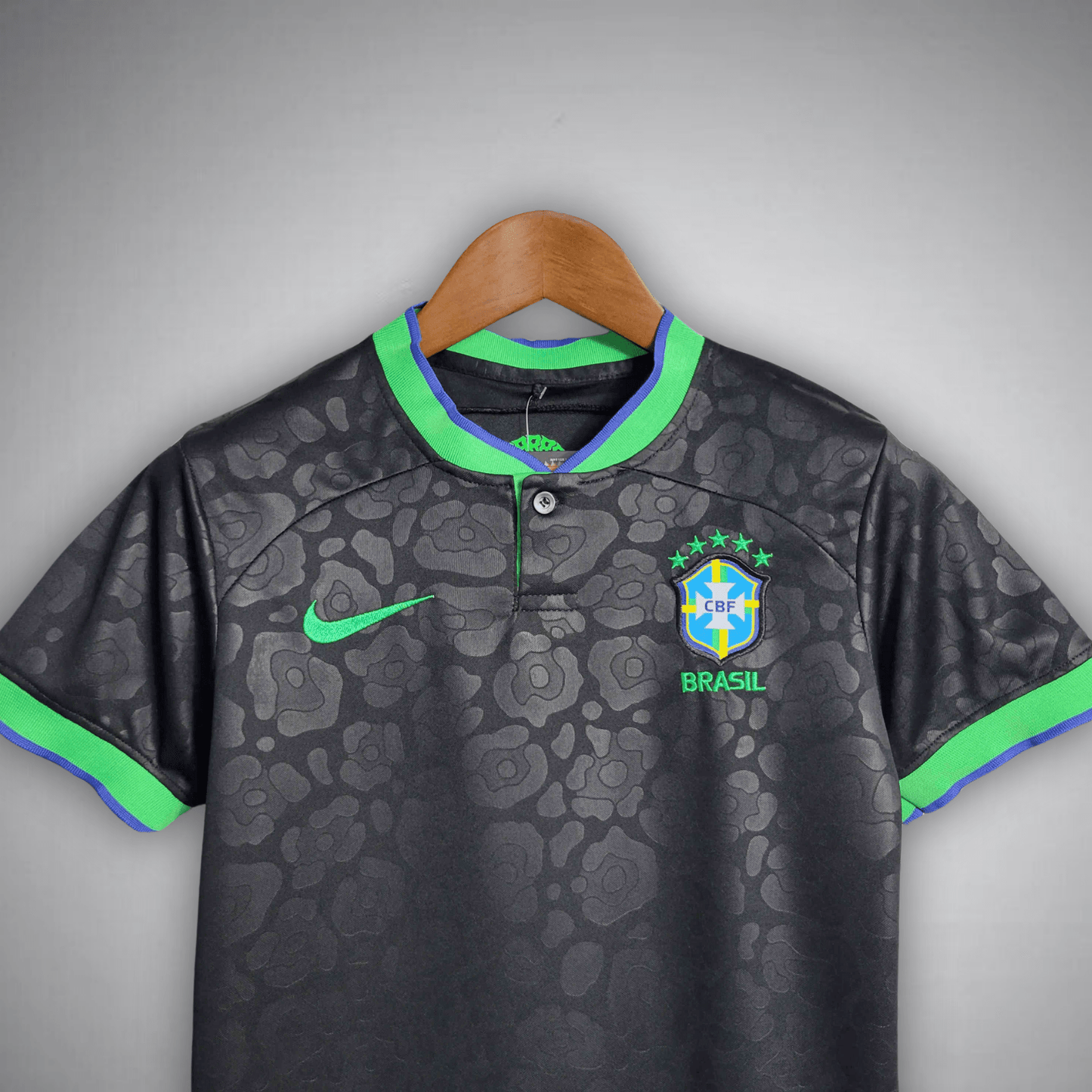 Brazil "Black Leopard" Premium Kids Size Kit