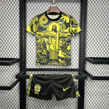 24/25 Brazil "Jesus" Premium Yellow Kit