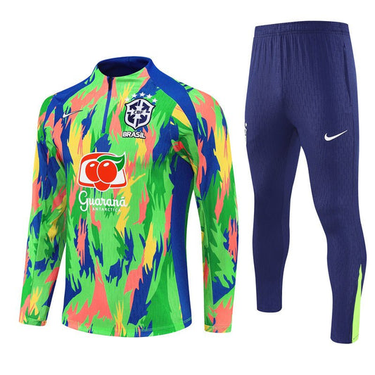 Brazil "Tropical Inferno" Premium Kids Size Tracksuit