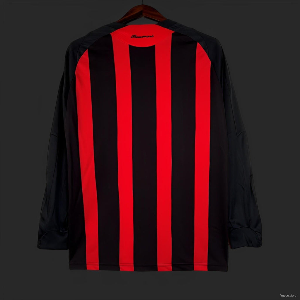 Retro AC Milan 2008/09 Home Jersey - Long Sleeve