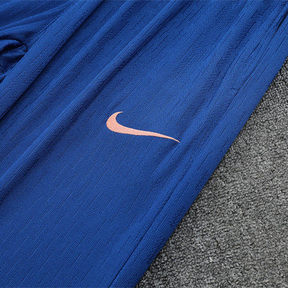 25/26 France Training Pink/Blue Kids Size Tracksuit